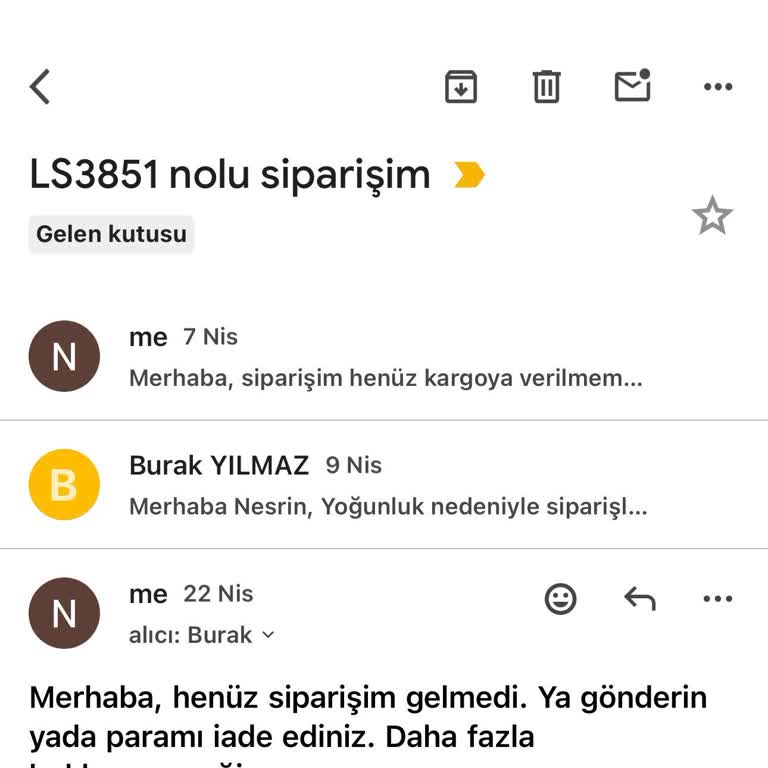 Gönderilmemiş Ürün Ve 1.400 TL İade Talebi