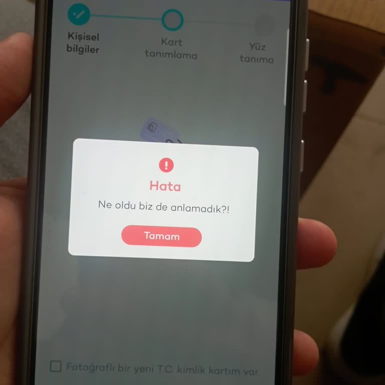 Tosla’da Kimlik Doğrulama Ve Kart Tanımlama Sürekli Hatası İçin Acil Destek