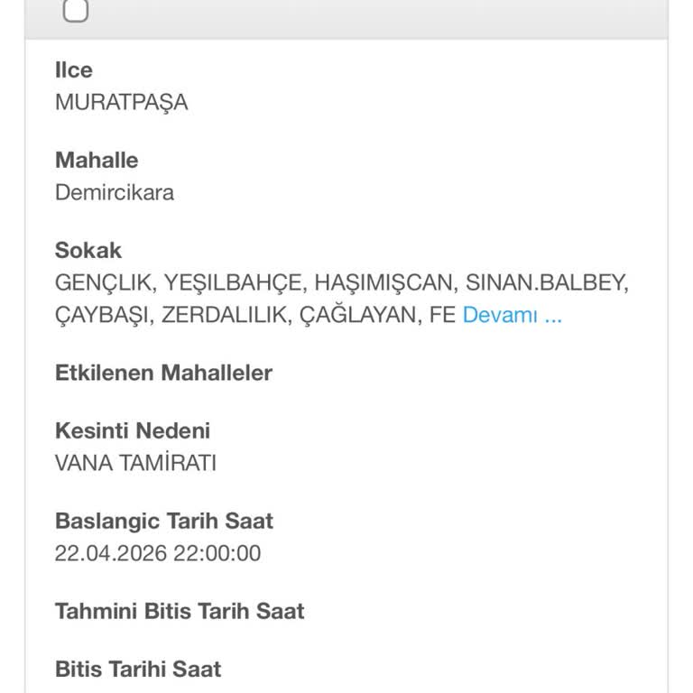 Muratpaşa’da 22 Saat Süren Su Kesintisi Ve Bilgilendirme Eksikliği