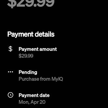 Cancel MyIQ Subscription and Refund $30 Unauthorized Charge