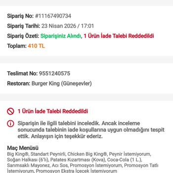 Yırtık Poşet Ve Dağılmış Ürünler Sonrası İade Reddi