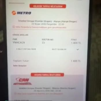 Obilet Tarih Olarak Aynı Gün6 Saat İçerisinde Kesildiği İçin İptal Etmiyorlar!