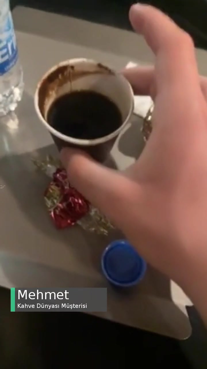 Kahve Dünyası Türk Kahvesinin Karton Bardakta Verilmesi videonun kapak resmi