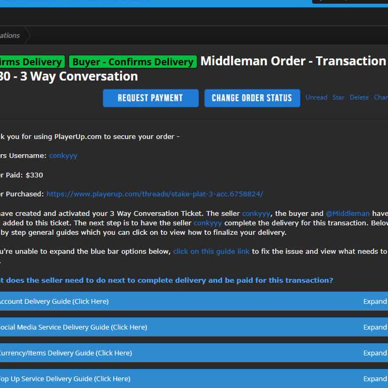 Got Scammed By Middleman On Playerup
