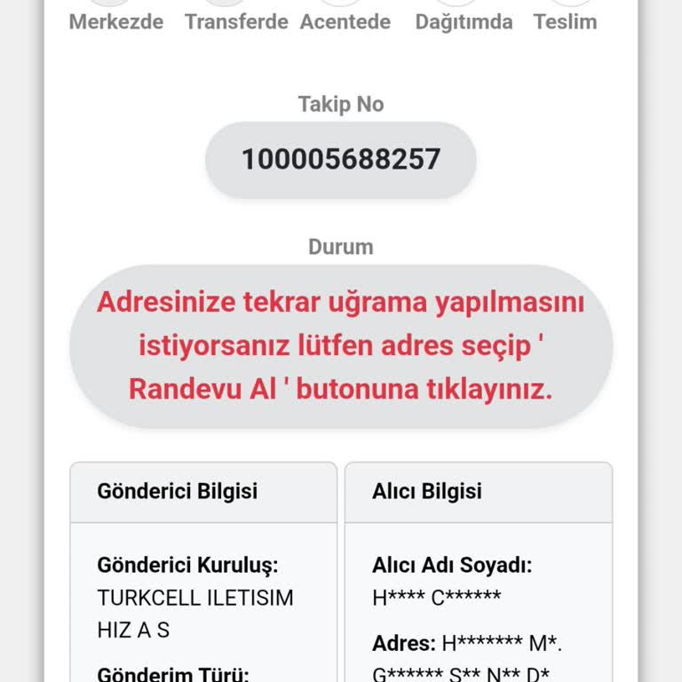 Kargom Teslim Edilmedi, Yeni Randevu 27'ye Ertelendi Ve İletişim Kurulamıyor