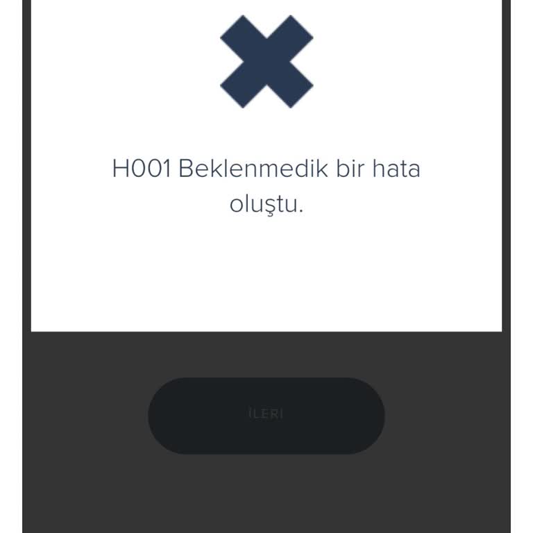 H001 Hata Kodu Online İtirazı Engelliyor, KKB Borçları Güncellenmedi