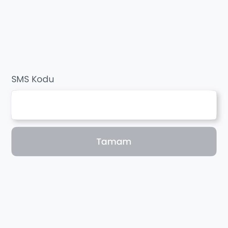 SMS Doğrulama Kodu Gelmediği İçin Otobüsüm Nerede Uygulamasına Giriş Yapamıyorum