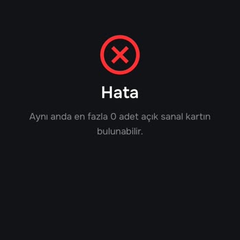 Papara Hesabımda Kart Olmadan Sanal Kart Açamıyor Ve Para Gönderemiyorum