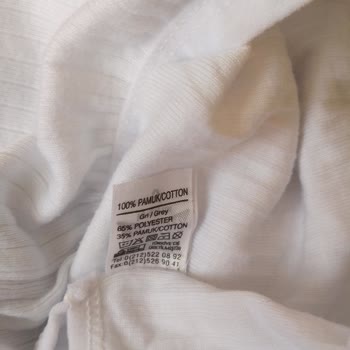Yanıltıcı Etiketle %100 Pamuk İddiası Gerçekte %65 Polyester