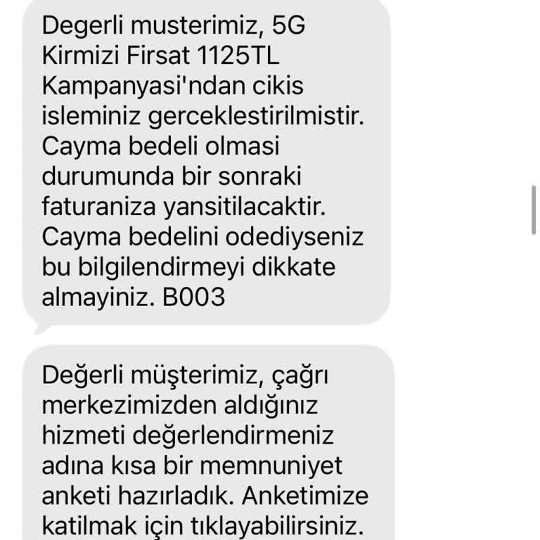 Küçükçekmece Vodafone Mağazasında Yetkisiz Tarife Ve Yüksek Cayma Bedeli