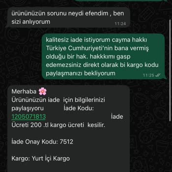 Kyline’den İade Hakkı Reddi Ve Haksız Kargo Ücreti Kesintisi