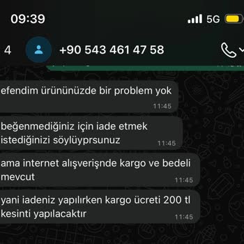 Kyline’den İade Hakkı Reddi Ve Haksız Kargo Ücreti Kesintisi