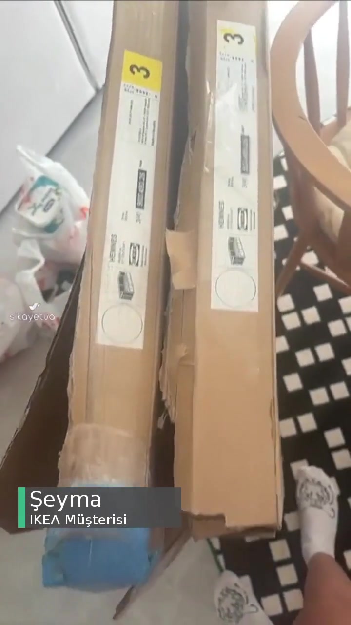 IKEA Firması Tarafından Yanlış Gönderilen Ürün Paketi videonun kapak resmi
