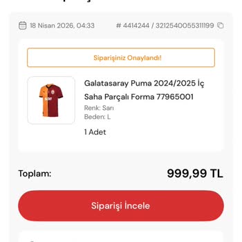 Kargoya Verilmeyen Galatasaray Forması Ve Yetersiz Müşteri Hizmetleri