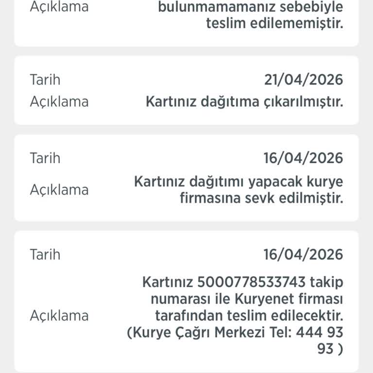 Ziraat Bankası Ve Kuryenet’te Adreste Bulunamadı Yanlış Kayıt