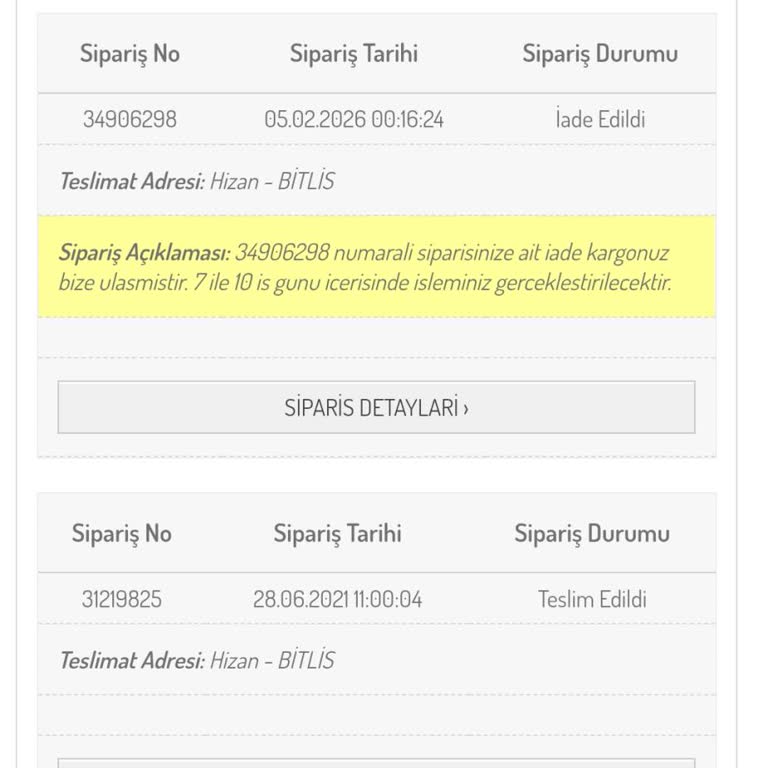 Kapıda Ödeme İadesi Hesabımda Görünmüyor