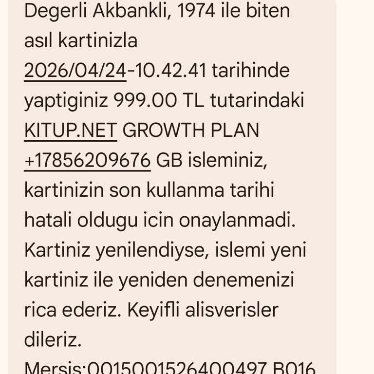 İzinsiz Çekim Ve Akbank'ın İade Etmemesi