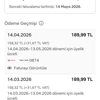 Vodafone Ücretsiz Yan Haklarım İçin Aldığım Haksız Ücretlerin Geri Ödenmesi Gerekiyor