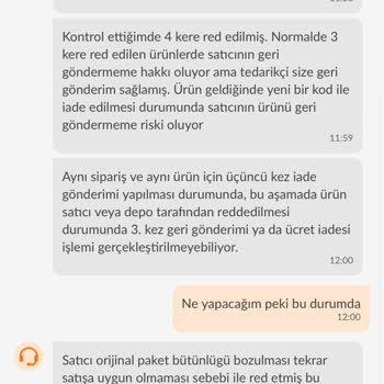 Ürün Kullanılmış Ve Rengi Değişmiş Olması Nedeniyle İade Reddi Ve Müşteri Mağduriyeti