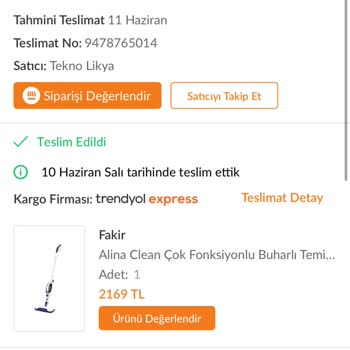 Fakir Alina Clean Buharlı Temizleme Makinesinde Kısa Sürede Çoklu Arızalar