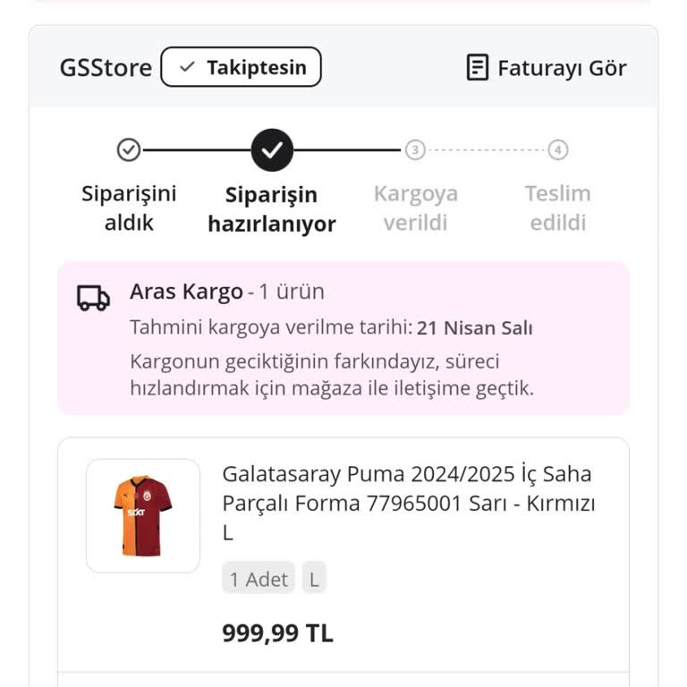 Fenerbahçe Maçına Yetişmeyen Forma Siparişi Ve Acil Teslim Talebi