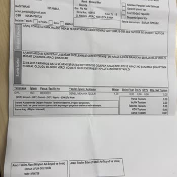 Park Pozisyonundan D'ye Ve R'ye Geçerken Şanzıman Vuruntu Ve Şiddetli Sarsıntı