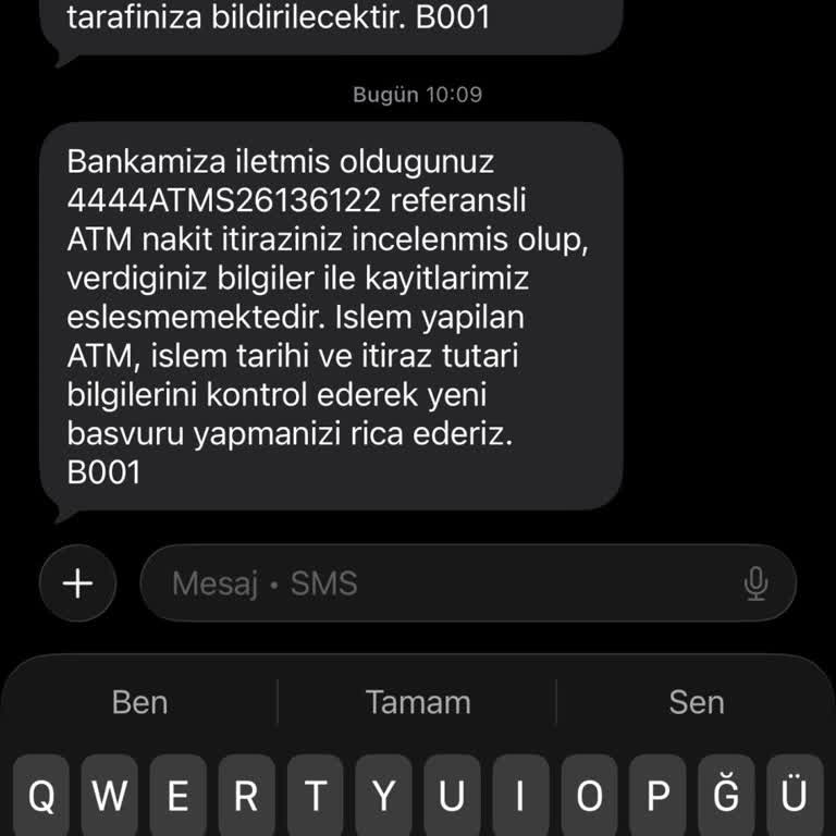 ATM Parama El Koydu, Banka Reddiyle Mağdur Oldum