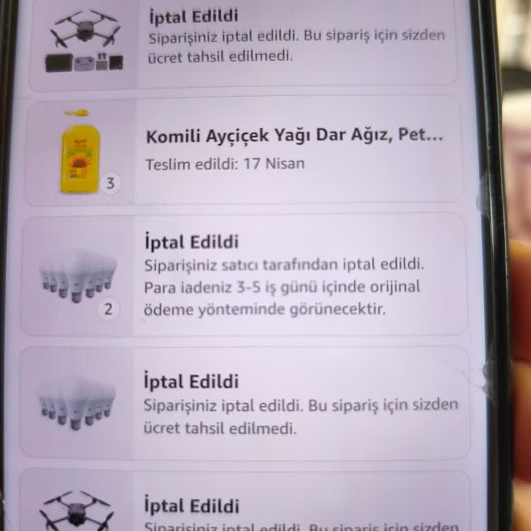 İptal Edilen Siparişler Ve İndirimli Fiyatların Tekrarı İçin Telafi Talebi