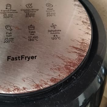 Kumtel Airfryer Metal Parçalarında Kısa Sürede Deformasyon Ve Ücretsiz Servis Reddi