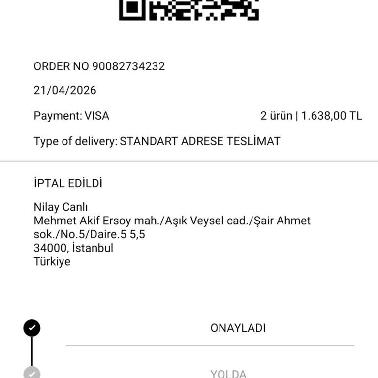 Lefties Sipariş İptalinden Sonra İade Tutarının Kartıma Yansımaması