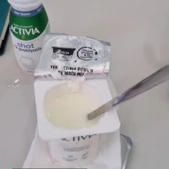Danone Tikveşli Activia Probiyotik Yoğurt Kıvamı