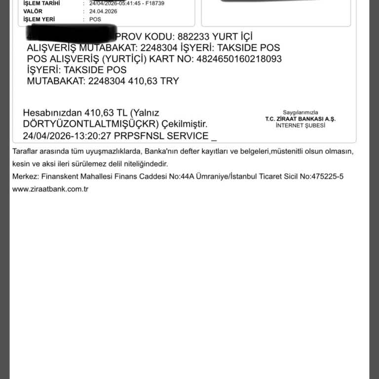 Sivas Terminal Taksi'den Yetkisiz 45 TL Fazla Ücret Ve İade Talebi