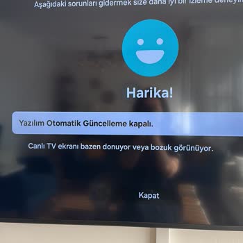 Samsung Televizyonda Tekrarlayan Ekran Sorunları Ve Üst Segment Değişim Talebi
