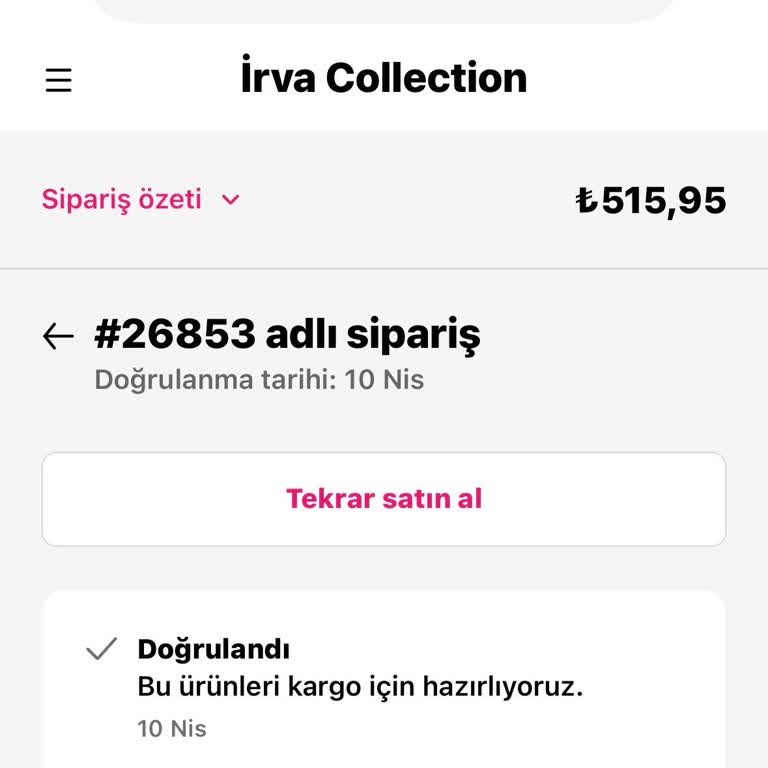 Kargoya Verilmeyen Sipariş Ve Yanıtsız İptal Talebine İade Beklentisi