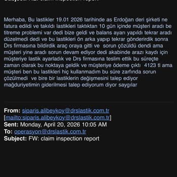 Nexen Lastiklerde Sürekli Titreşim Problemi Ve Hızlı Çözüm Talebi
