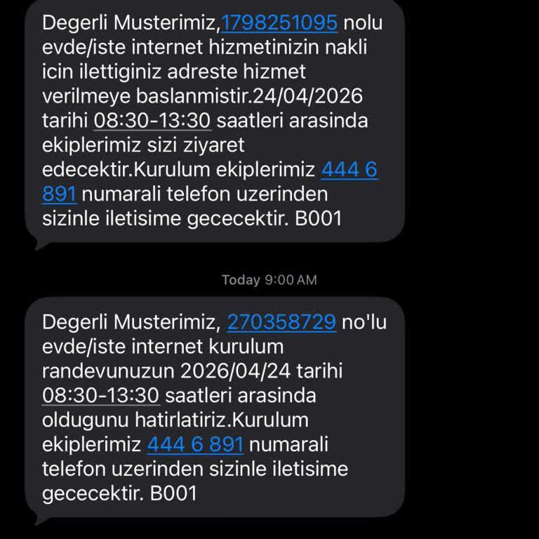 Randevu Saati Geçti, Teknisyen Gelmedi Ve İletişim Kurulamıyor