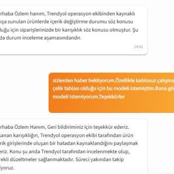 Yanlış Model Gönderimi Ve İade Reddi Nedeniyle Mağduriyet Şikayeti