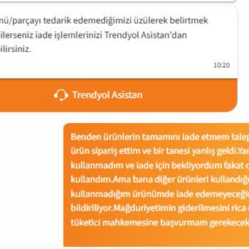Yanlış Model Gönderimi Ve İade Reddi Nedeniyle Mağduriyet Şikayeti