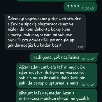 Sipariş İptali Ve Ücret İadesi Konusunda Driphouse'dan Cevap Yok