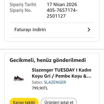 Stokta Gösterilen Ayakkabı Kargoya Verilmedi, Yanıltıcı Bilgi