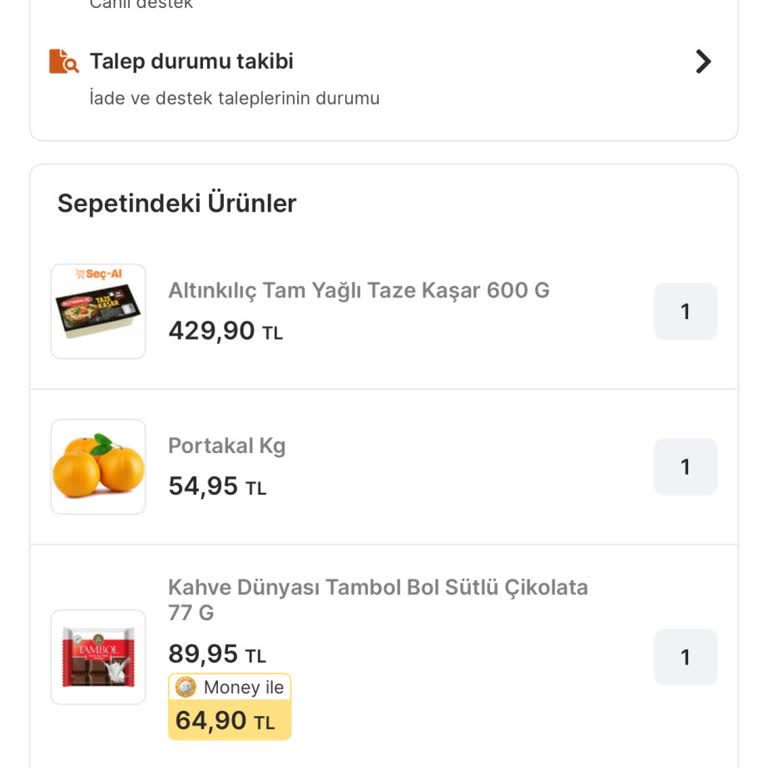 Migros Kampanyalı Molfix Bez Siparişim Stok Sorunu Nedeniyle Teslim Edilmedi