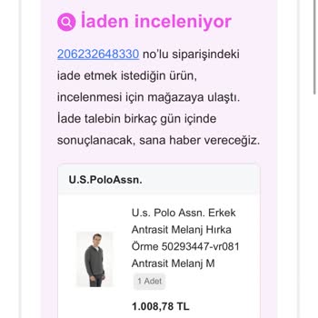 İade Redleri Ve Yetersiz Müşteri Desteği Nedeniyle 1.357 TL Geri Ödeme Talebi