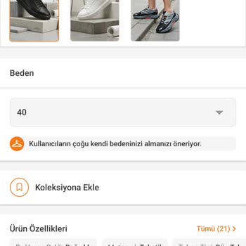 Lufian Sneaker Ayakkabısının 40 Ve 41 Numaralarındaki Fiyat Farkı Adaletsiz