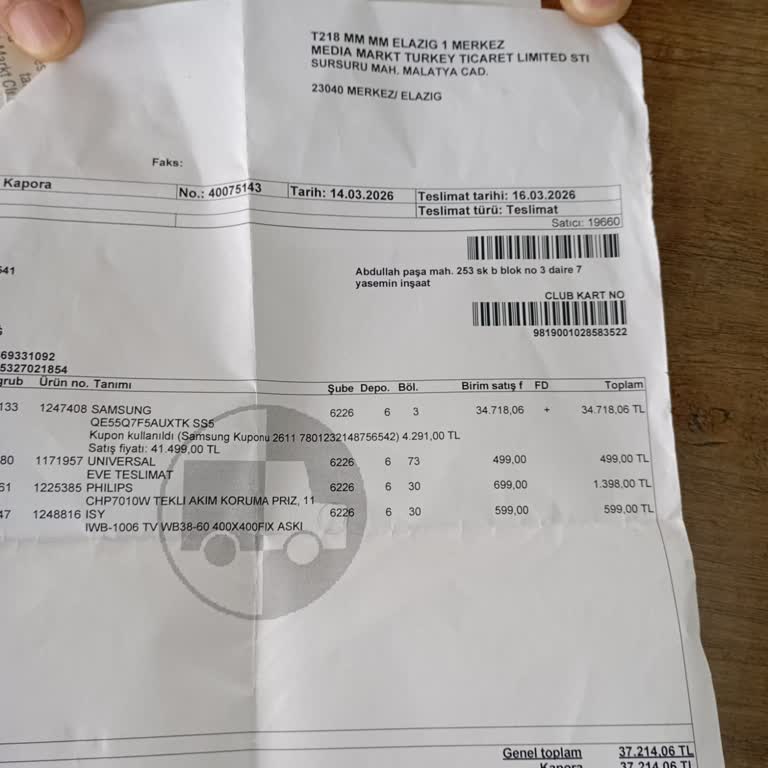 Media Markt'tan Aldığım Televizyonda Çatlak Ve Garanti Reddi