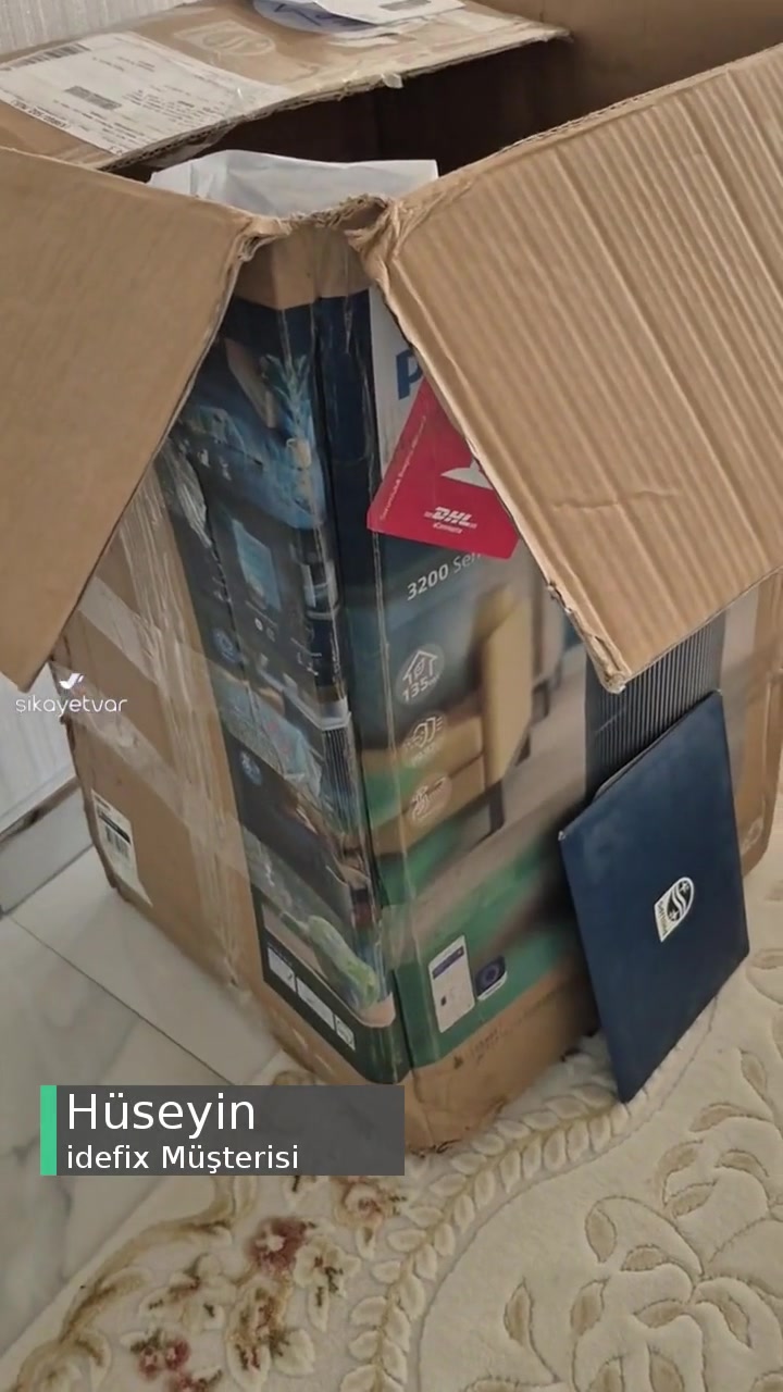 İdefix Sıfır Diye Aldığımız Ürünün Ambalajı Açılmış Teşhir Ürünü Olması videonun kapak resmi