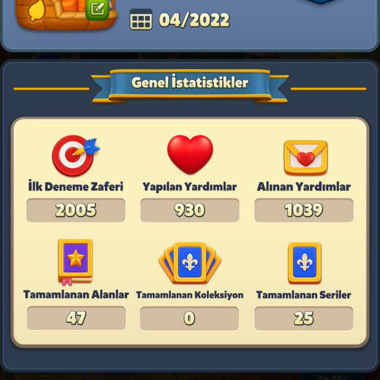 Royal Match'te 2000 TL'lik Kart Koleksiyonum Silindi, Geri Yüklenmedi