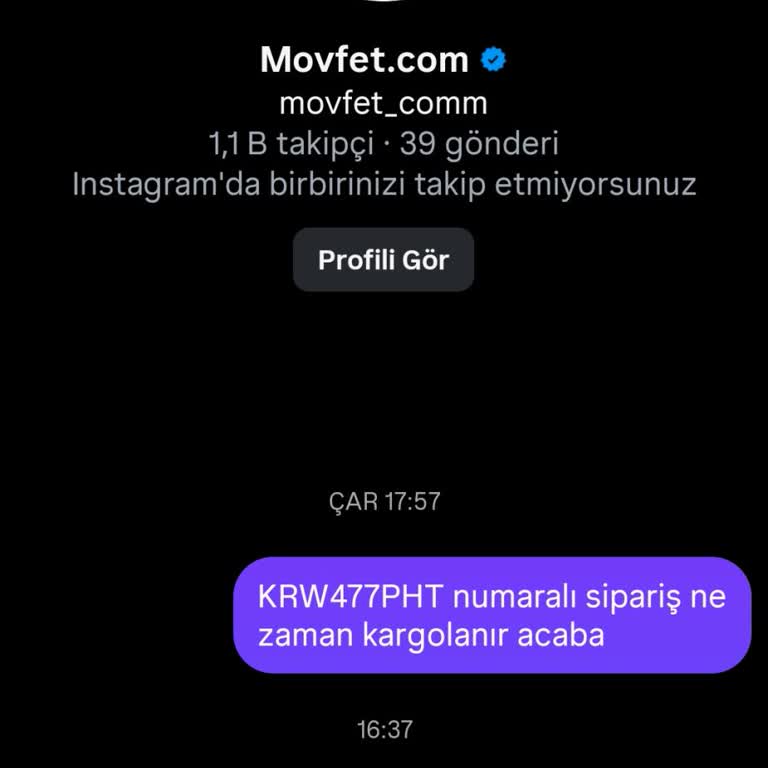 Gönderilmemiş Sipariş Ve Cevapsız İletişim Nedeniyle İade Talebi