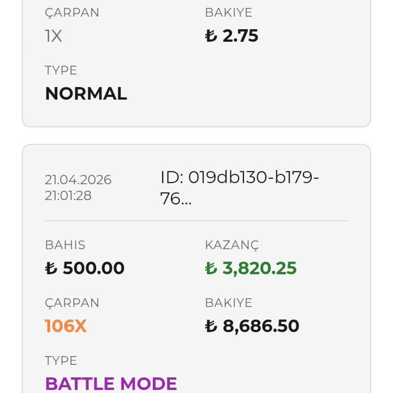 Kolaybet’te Royal Bonanza Oyununda 3.750 TL Kayıp Kazanç