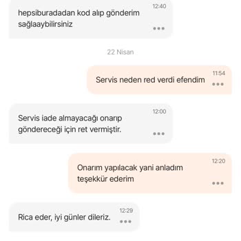 Garanti Servisinde Ürün Kırık Ve Kullanılamaz Hale Geldi, İade Reddedildi