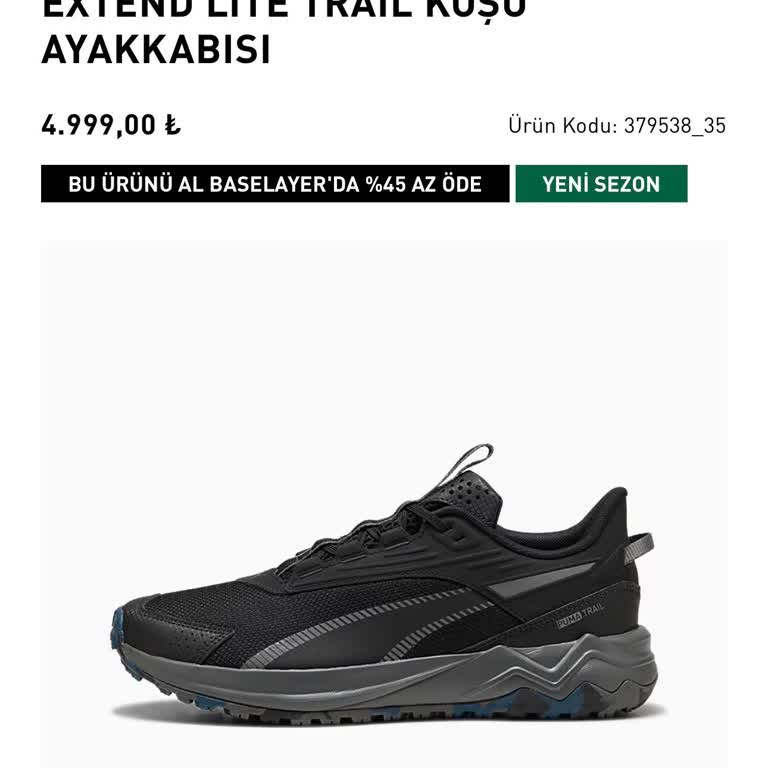 Kaygan Taban Düşüşe Neden Oldu, Puma Extend Lite Trail Ayakkabısı Tutunma Sunmuyor